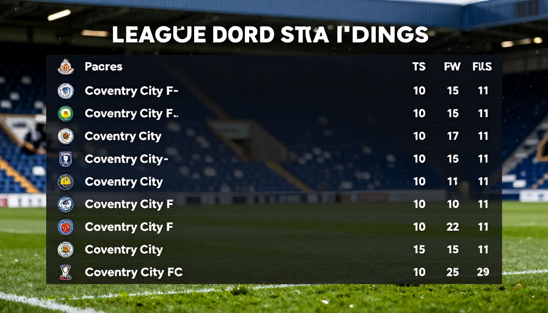 League One Standings See Coventry City Drop Two Places