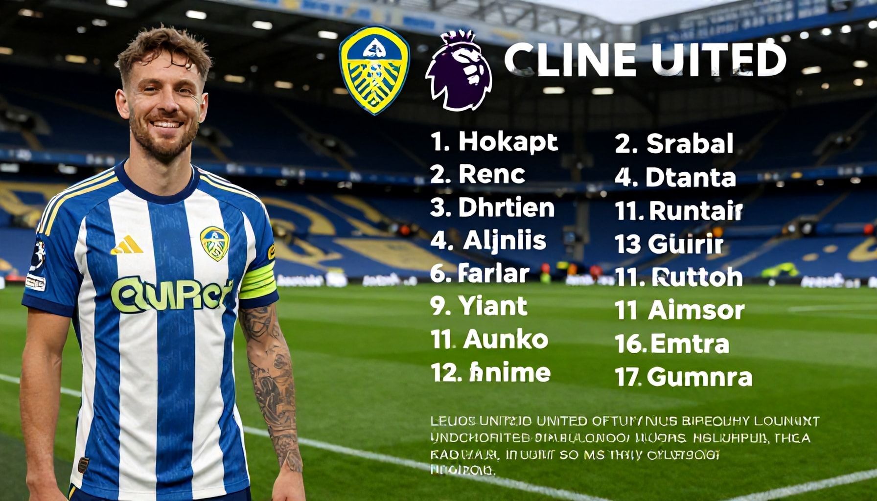 Leeds United and Newcastle United announce starting lineups for pivotal Premier League encounter