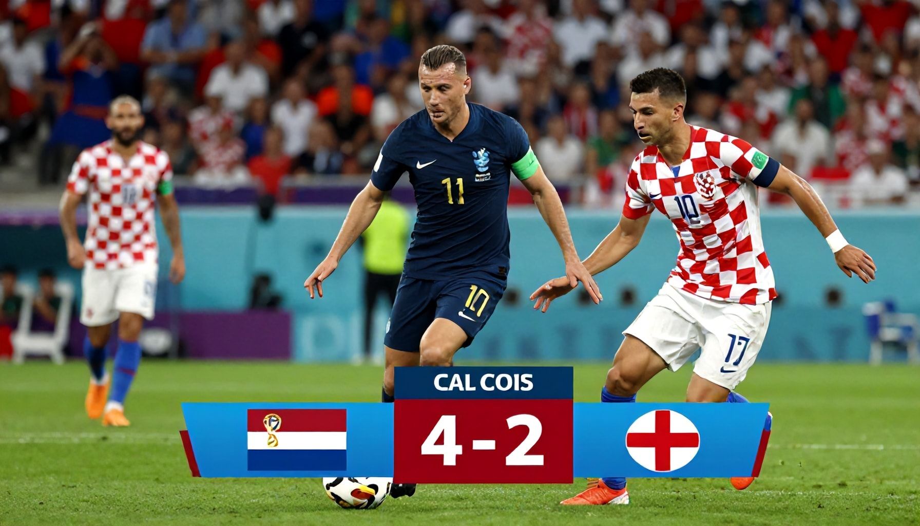 Les Bleus Defeat Croatia 4-2 in Dramatic Showdown