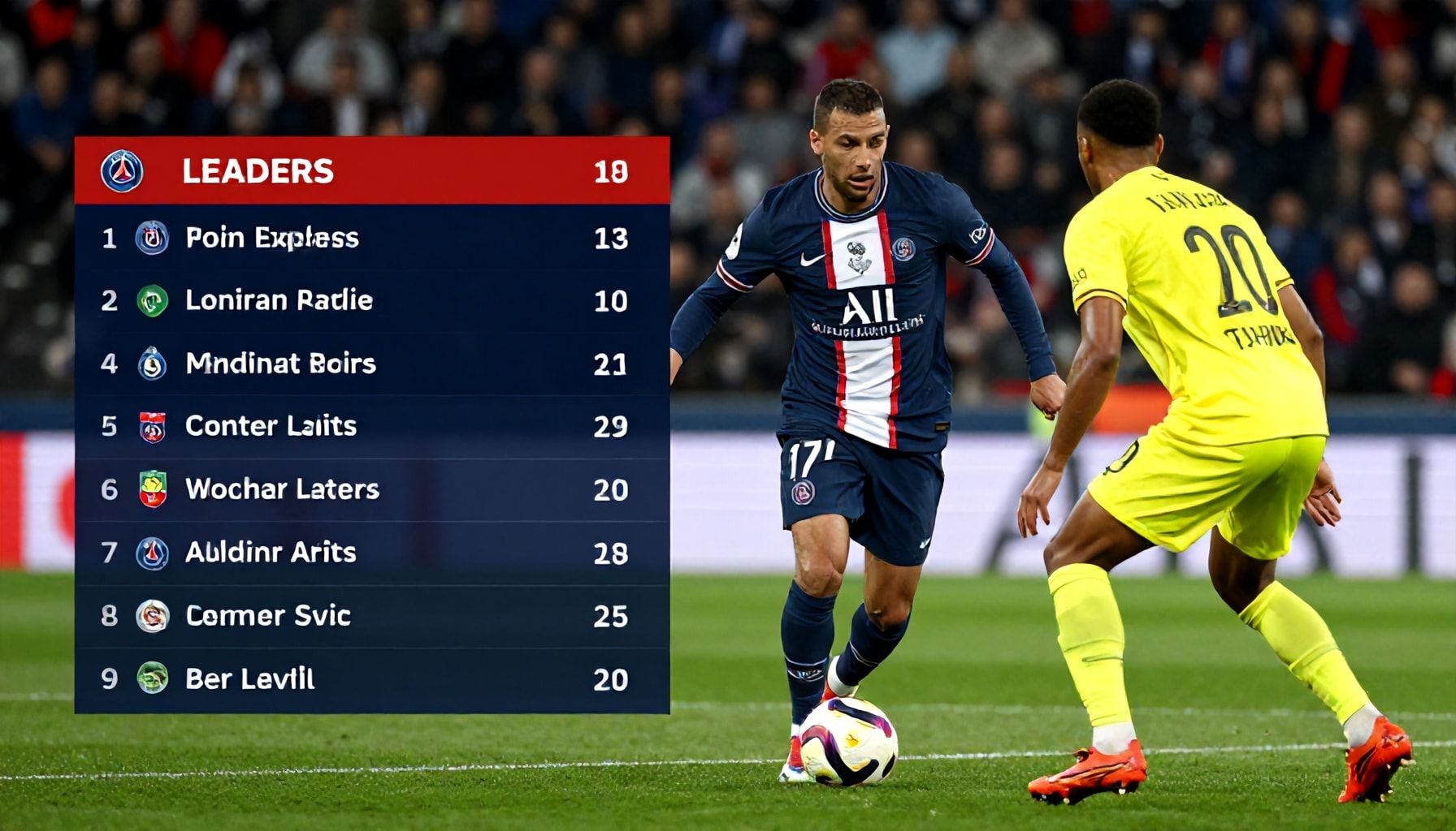 Ligue 1 Leaders PSG Edge Past Lens in Tense Encounter