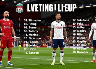 Liverpool FC and Tottenham Confirm Starting Lineups for Saturday Clash