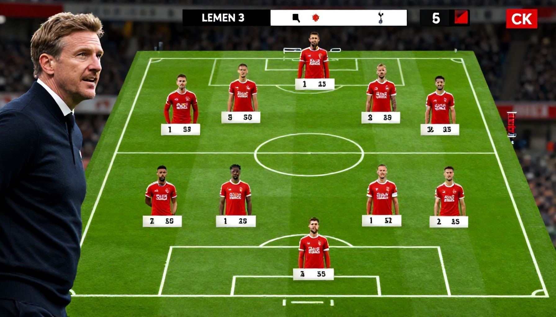Managerial Tactics Take Centre Stage in Forest vs Tottenham Lineups