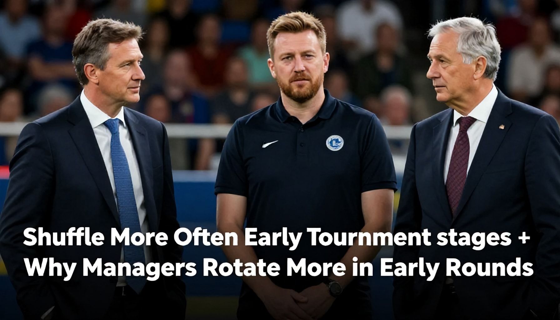 Managers Shuffle More Often in Early Tournament Stages