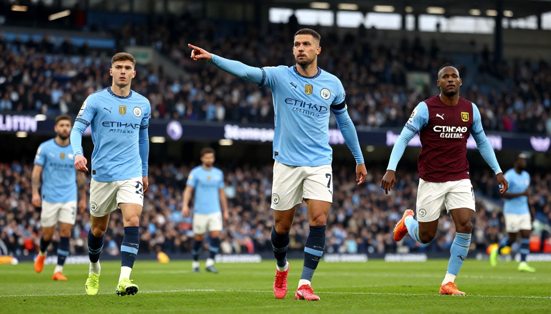 Manchester City aim to extend Premier League lead against Burnley
