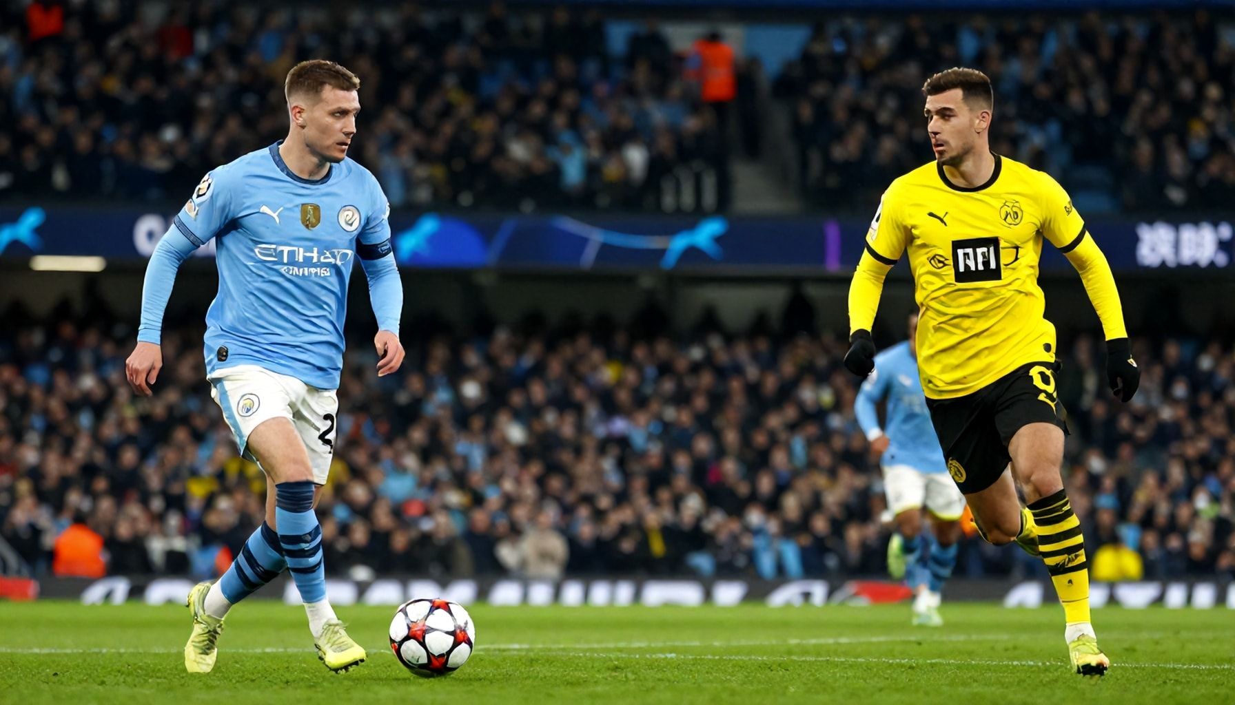 Manchester City and Borussia Dortmund Lock Horns in High-Stakes Champions League Showdown