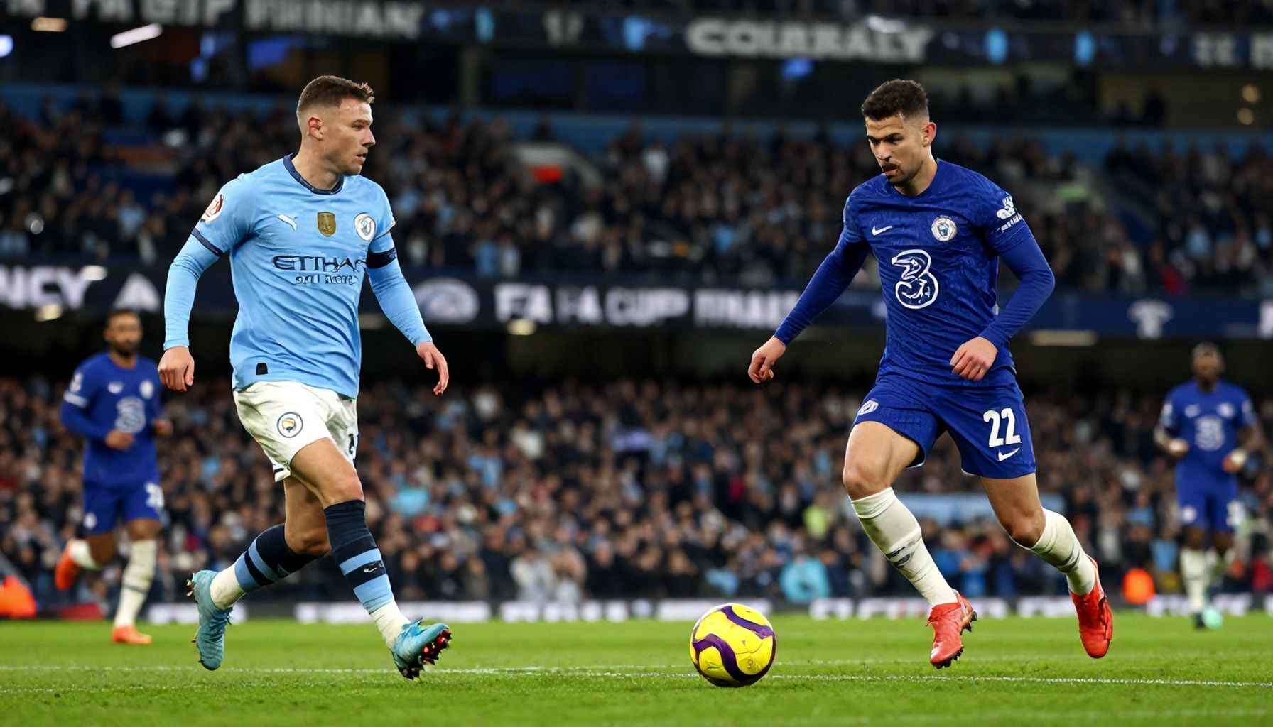 Manchester City and Chelsea Clash in FA Cup Final Showdown