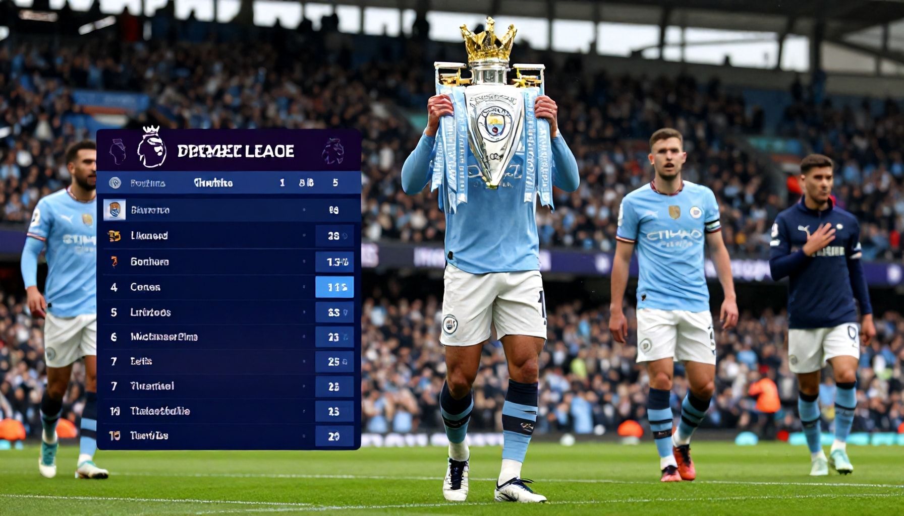 Manchester City Secures Title After Tense Finale