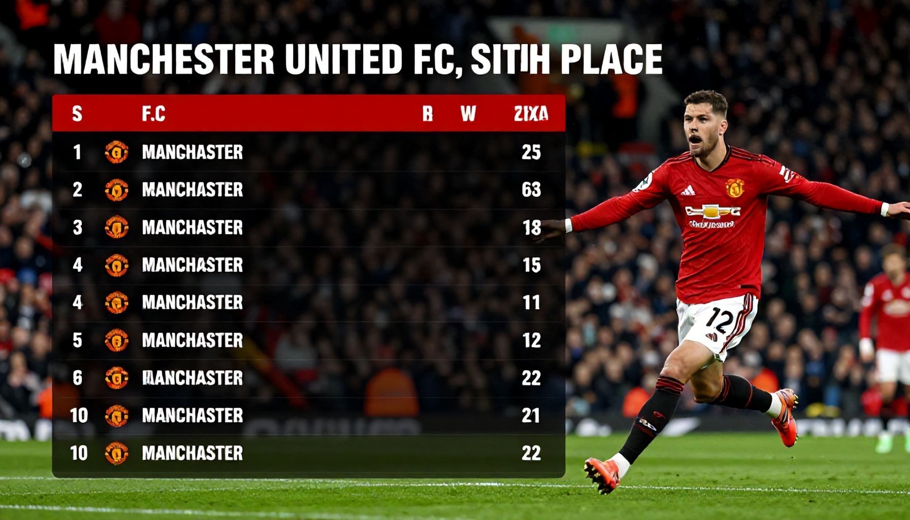 Manchester United Secure Vital Win to Reach Sixth Place