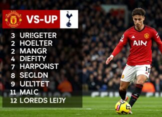 Manchester United vs Tottenham: Confirmed Lineups for Sunday Clash