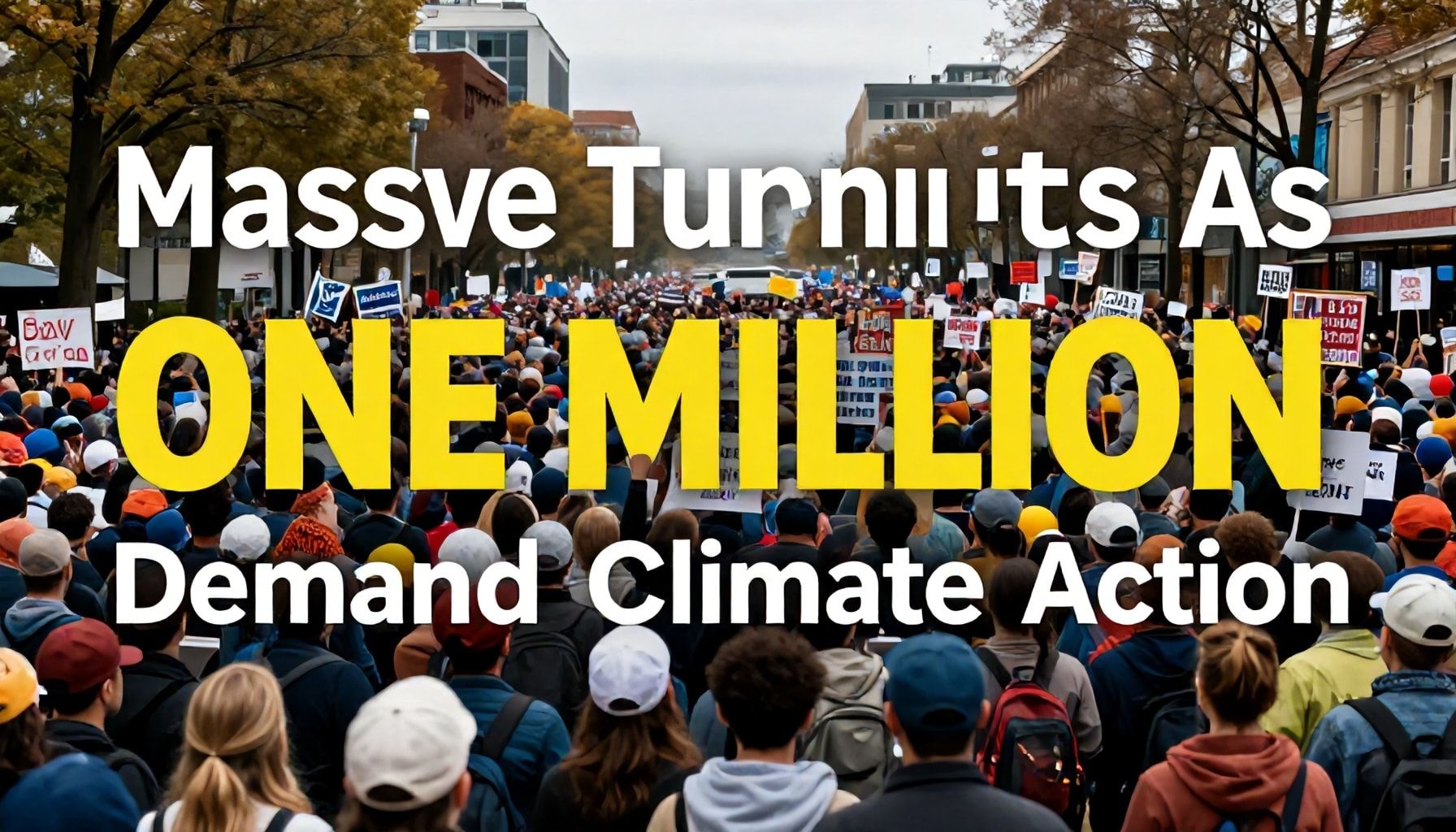 Massive Turnout as One Million Demand Climate Action