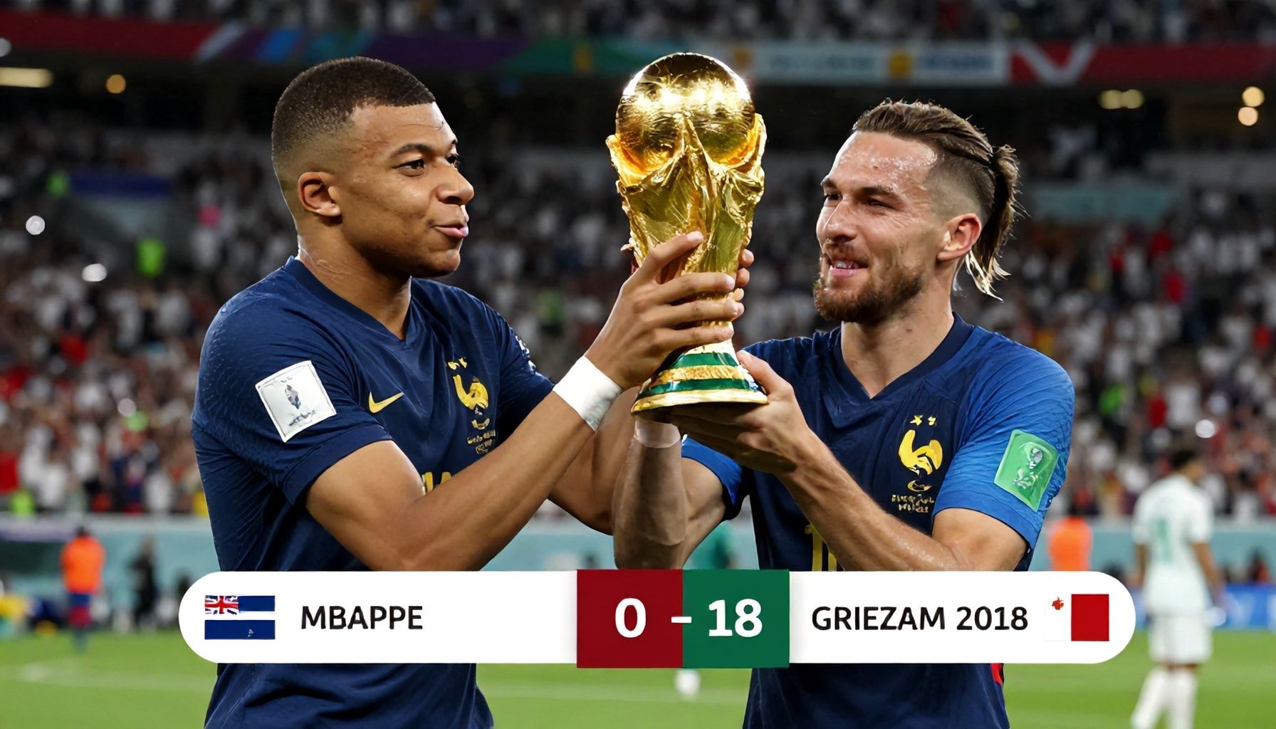 Mbappé and Griezmann Shine as France Lifts Trophy
