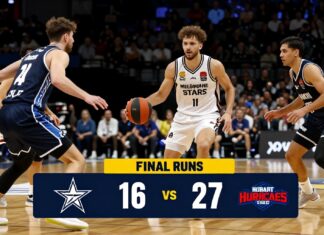 Melbourne Stars Defeat Hobart Hurricanes by 27 Runs