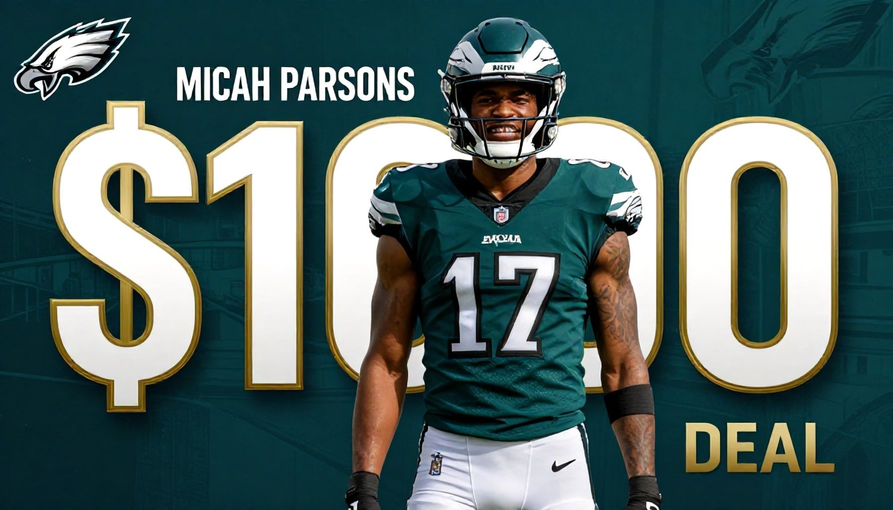 Micah Parsons Secures Historic $100M Deal with Philadelphia Eagles