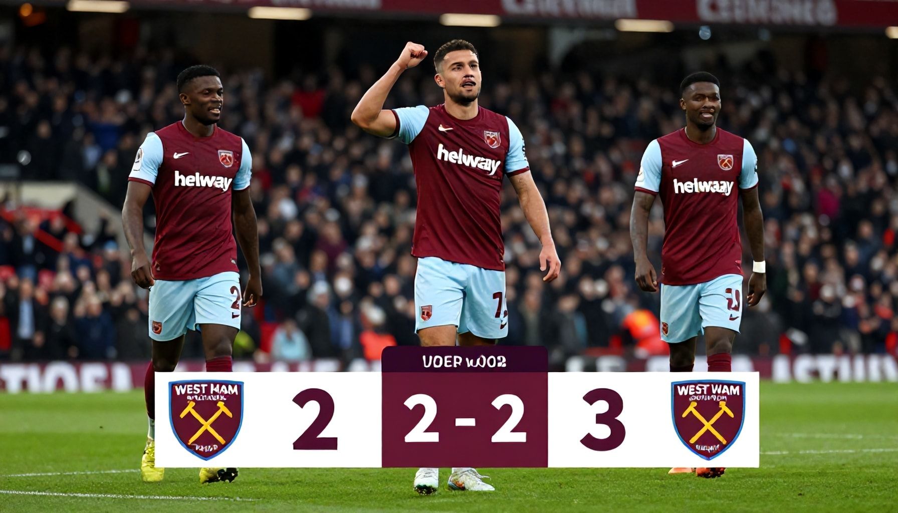 Michail Antonio's Double Secures West Ham Victory