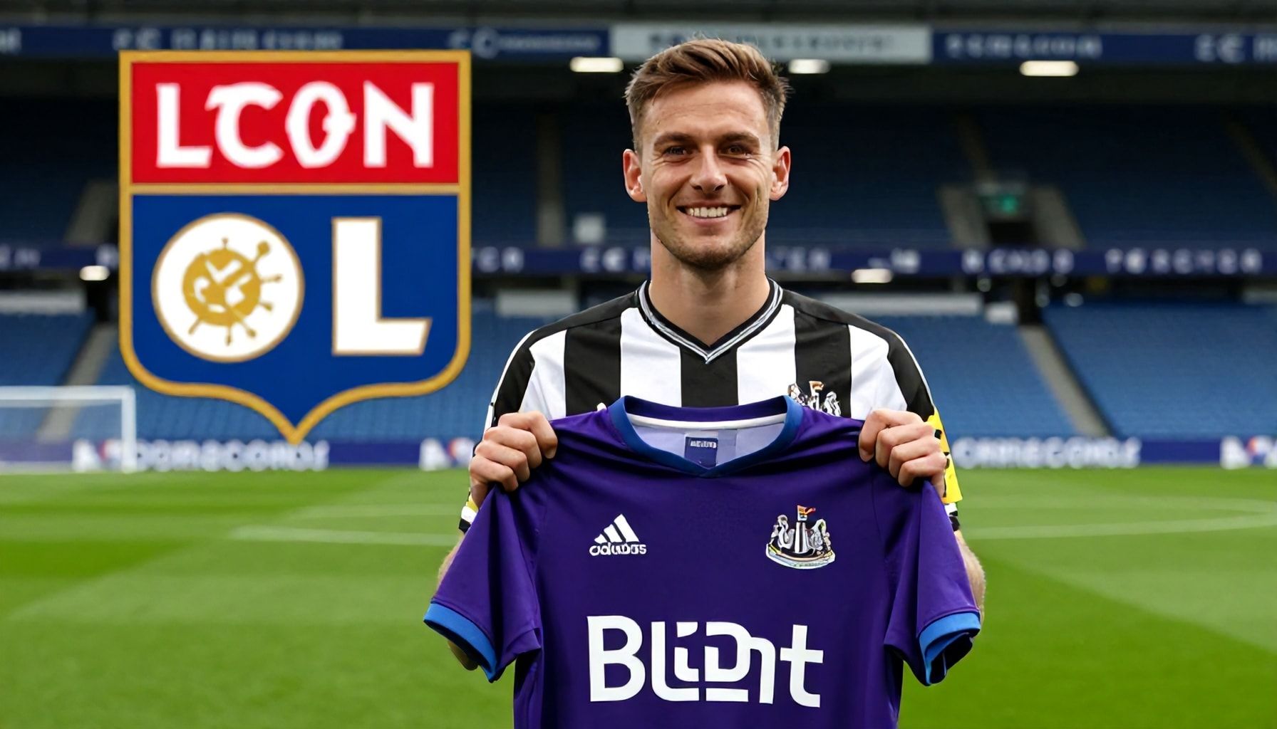 Midfielder Joins Magpies in Club-Record Deal from Lyon