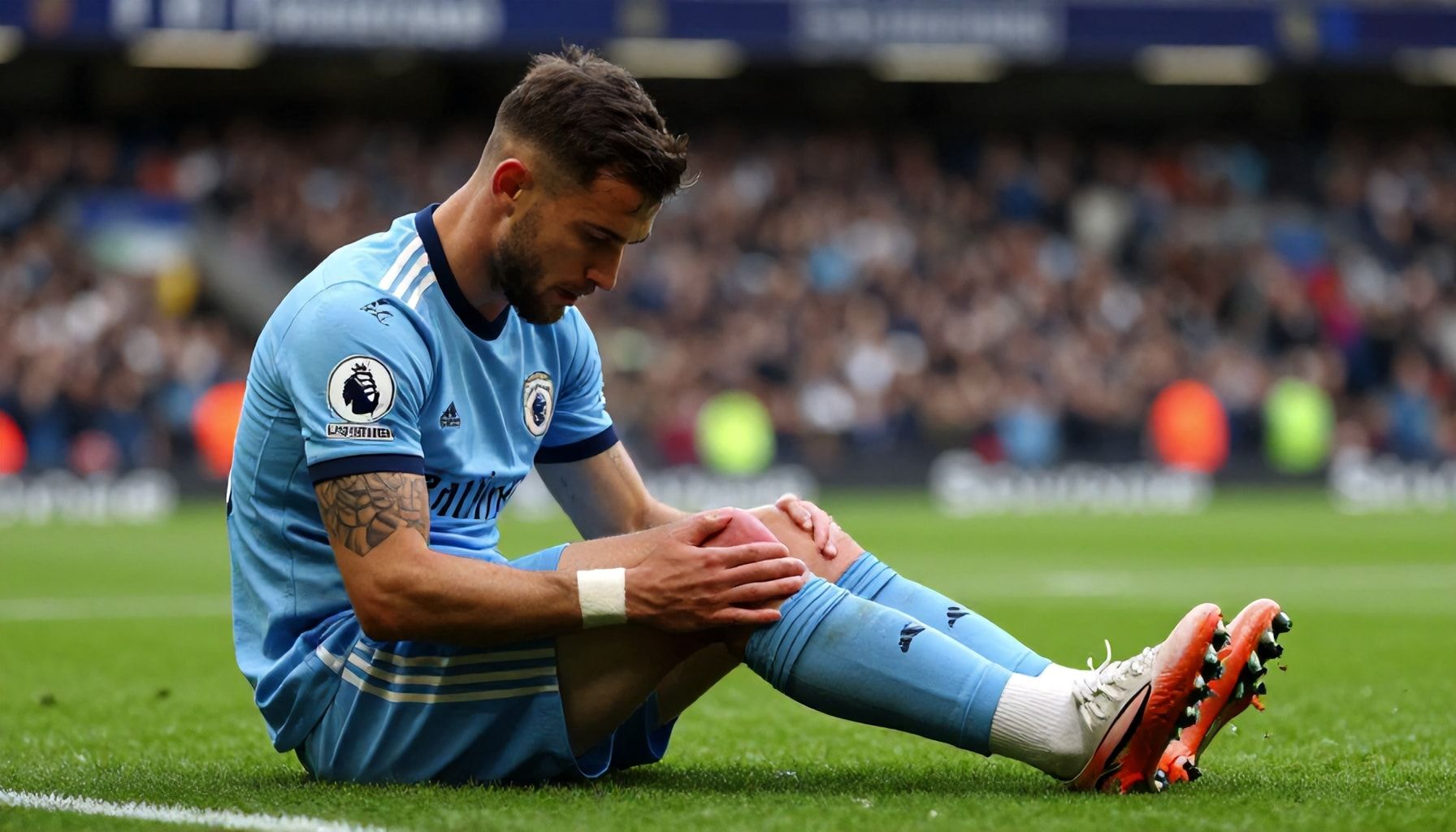 Midfielder Suffers Serious Knee Injury During Premier League Showdown