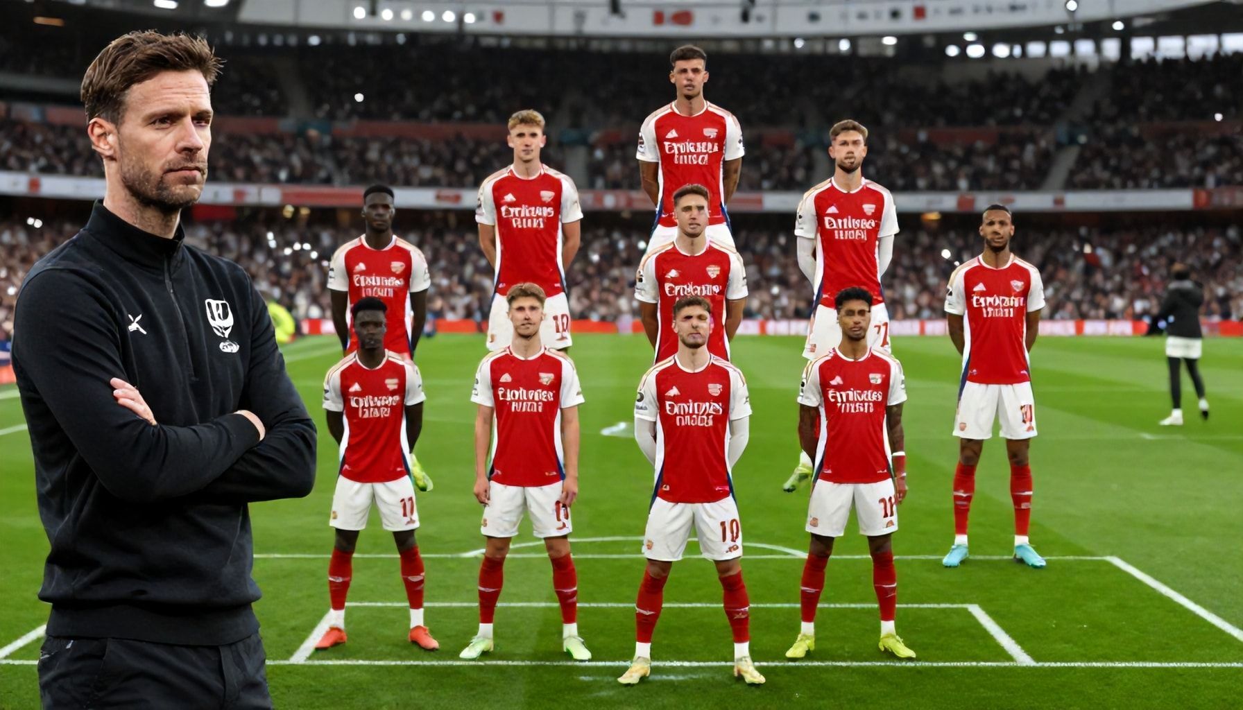 Mikel Arteta names strong Arsenal side for Manchester City clash