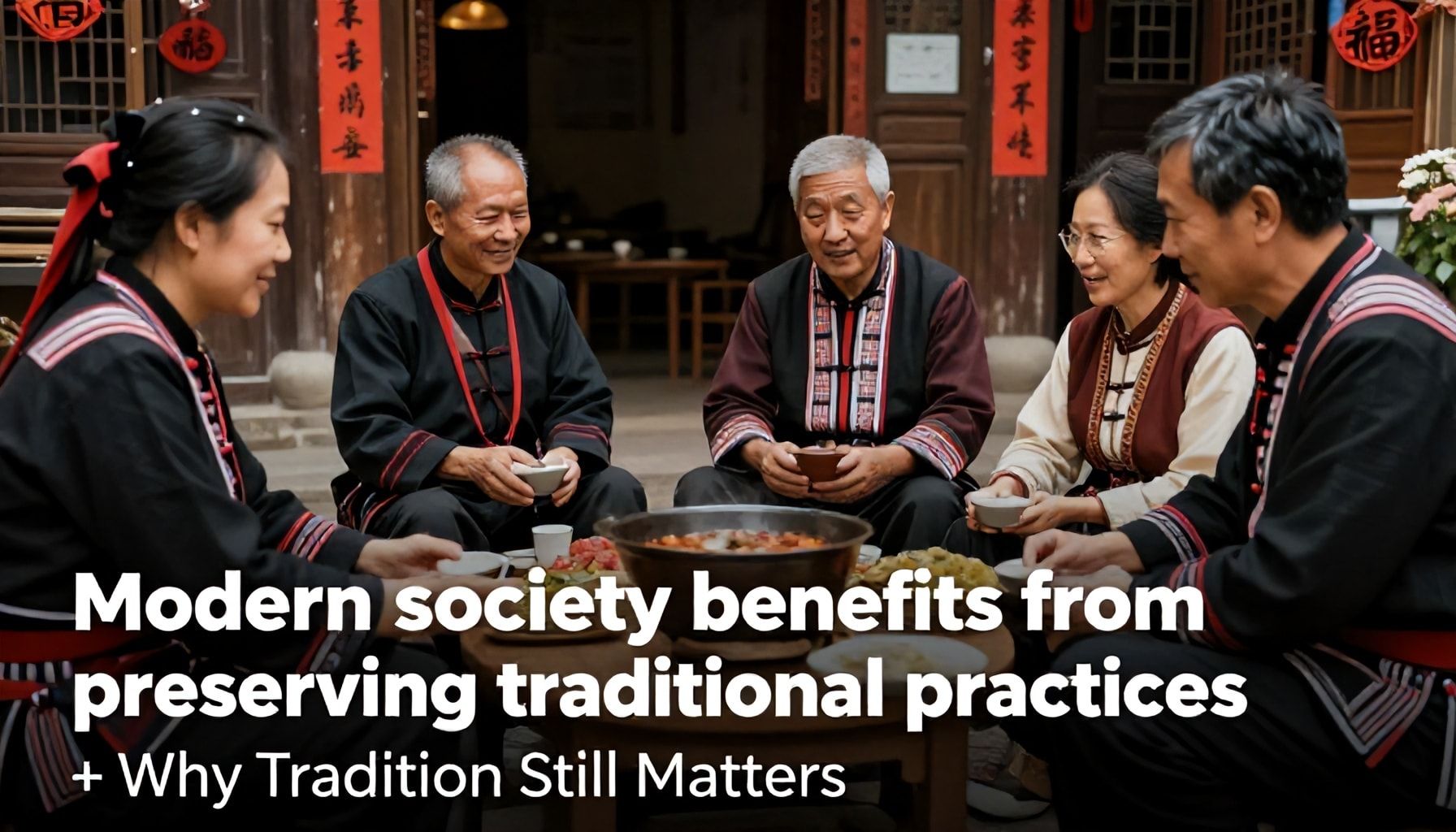 Modern society benefits from preserving traditional practices
