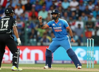 Shami Stars as India Crushes New Zealand in T20I Series Finale