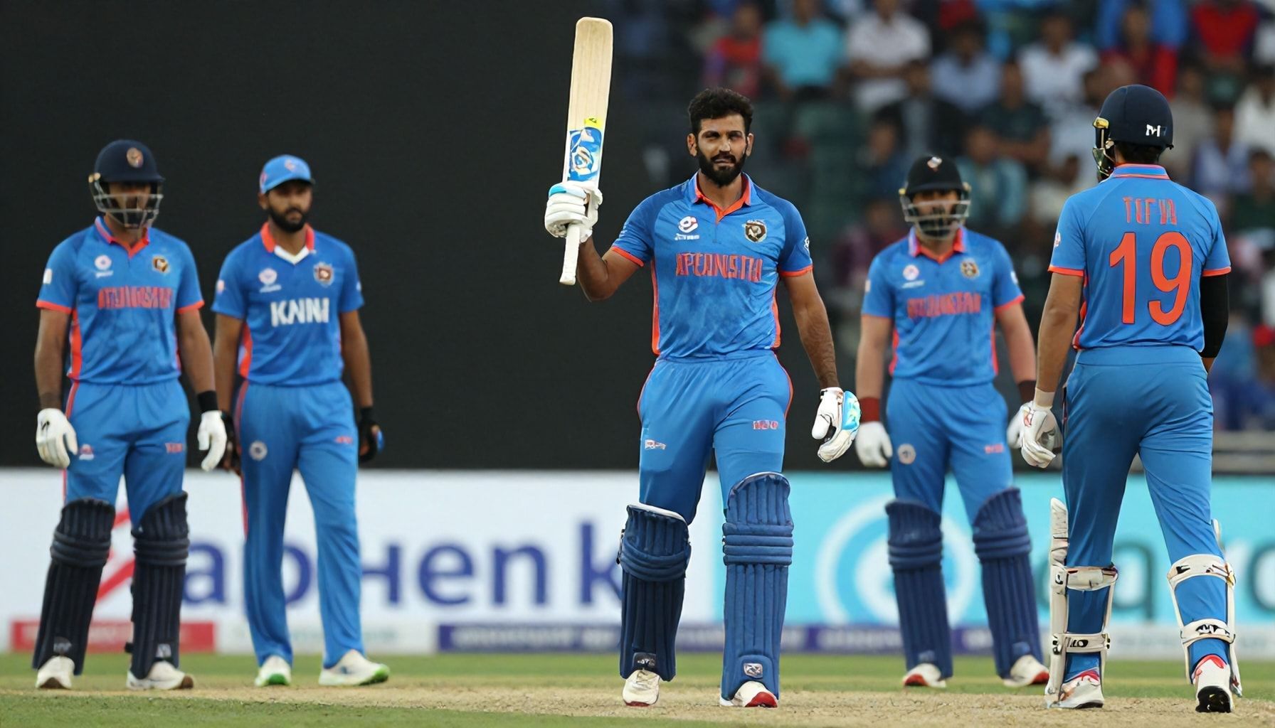 Najibullah Zadran Shines with Century as Afghanistan Posts 190