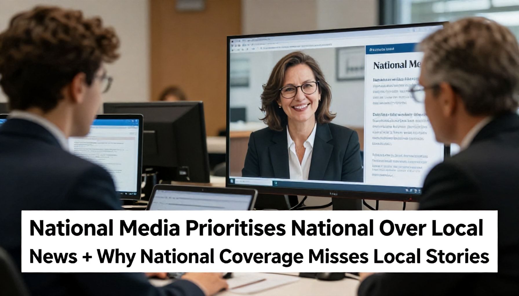 National Media Prioritises National Over Local News