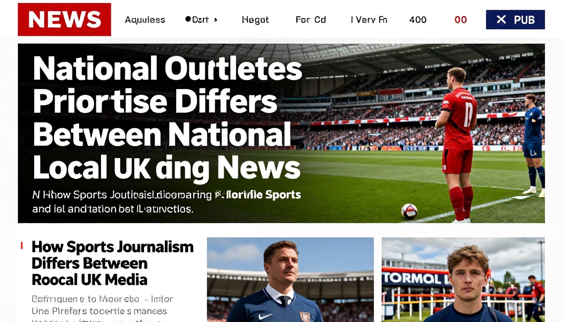 National outlets prioritise high-profile sports and breaking news