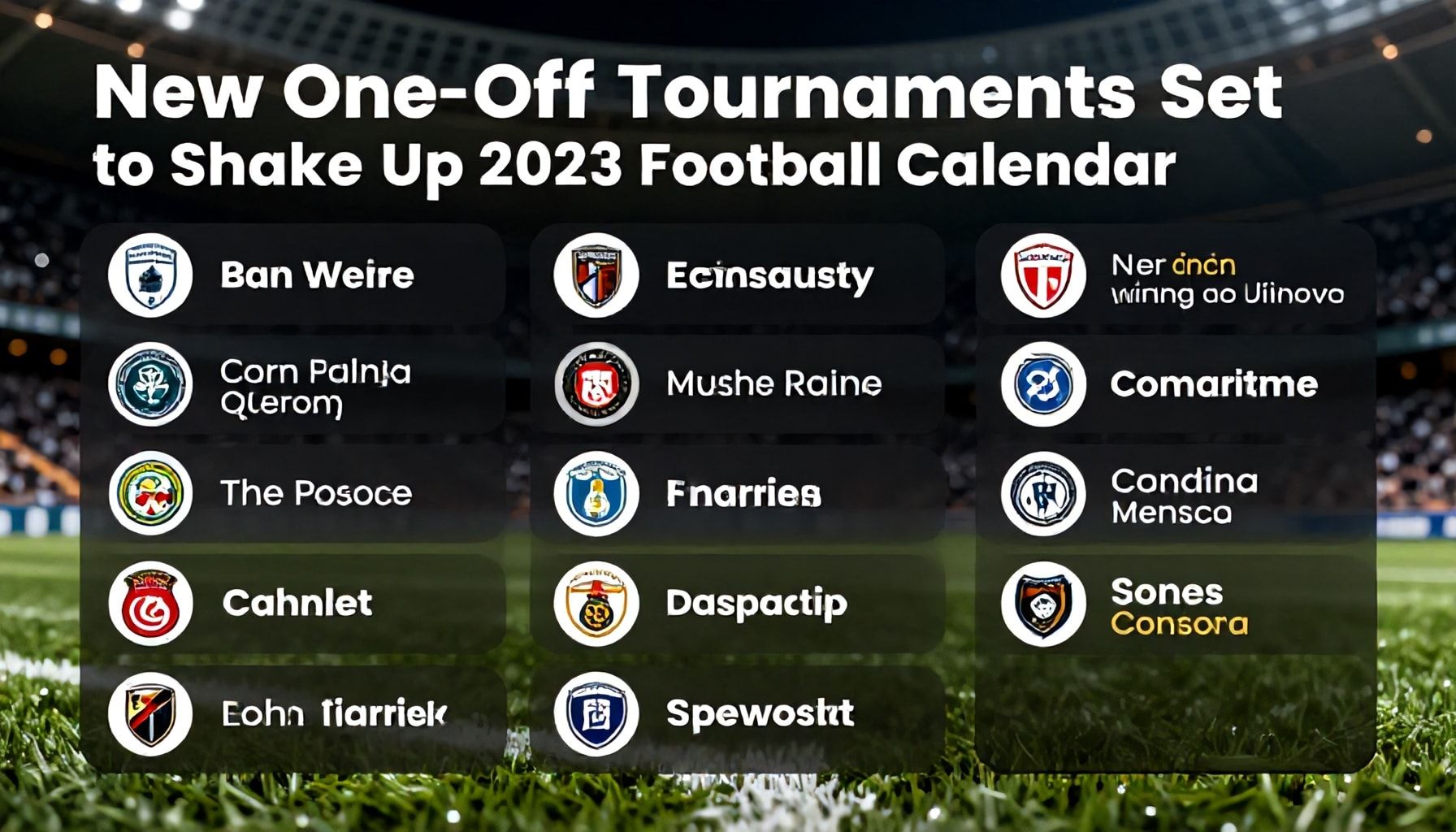 New One-Off Tournaments Set to Shake Up 2023 Football Calendar