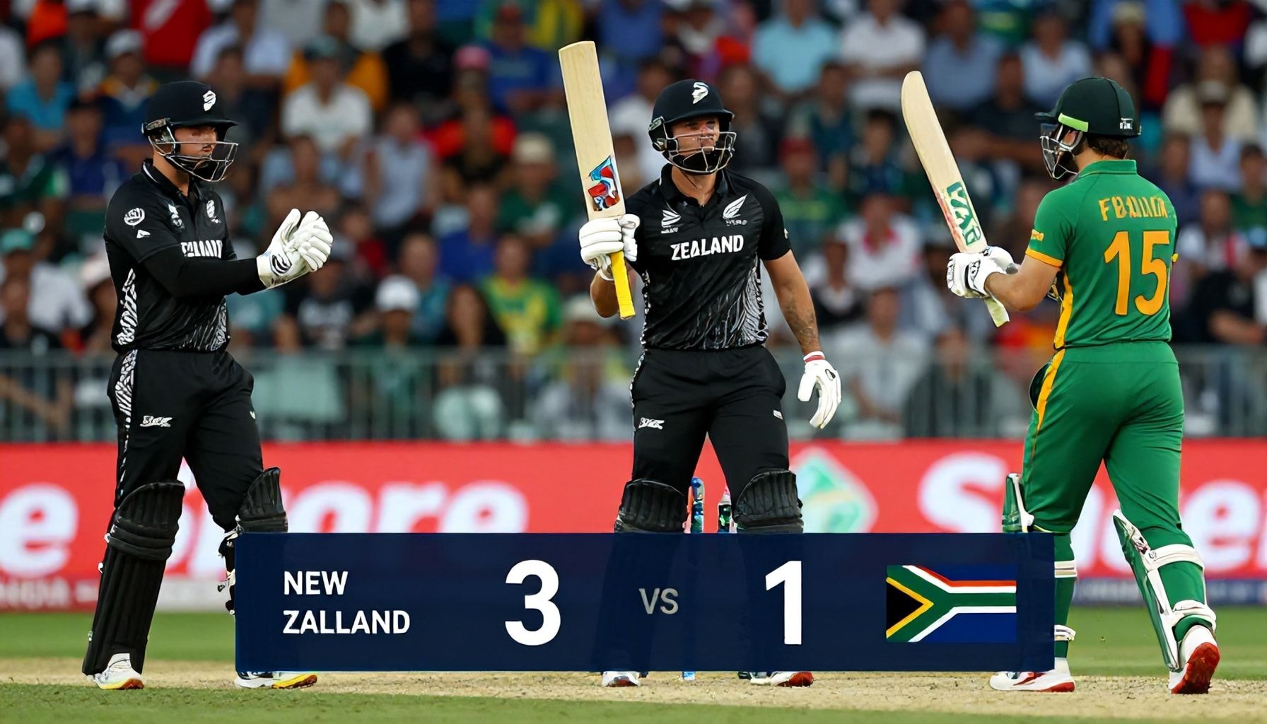New Zealand clinches nail-biting victory over South Africa in T20 showdown