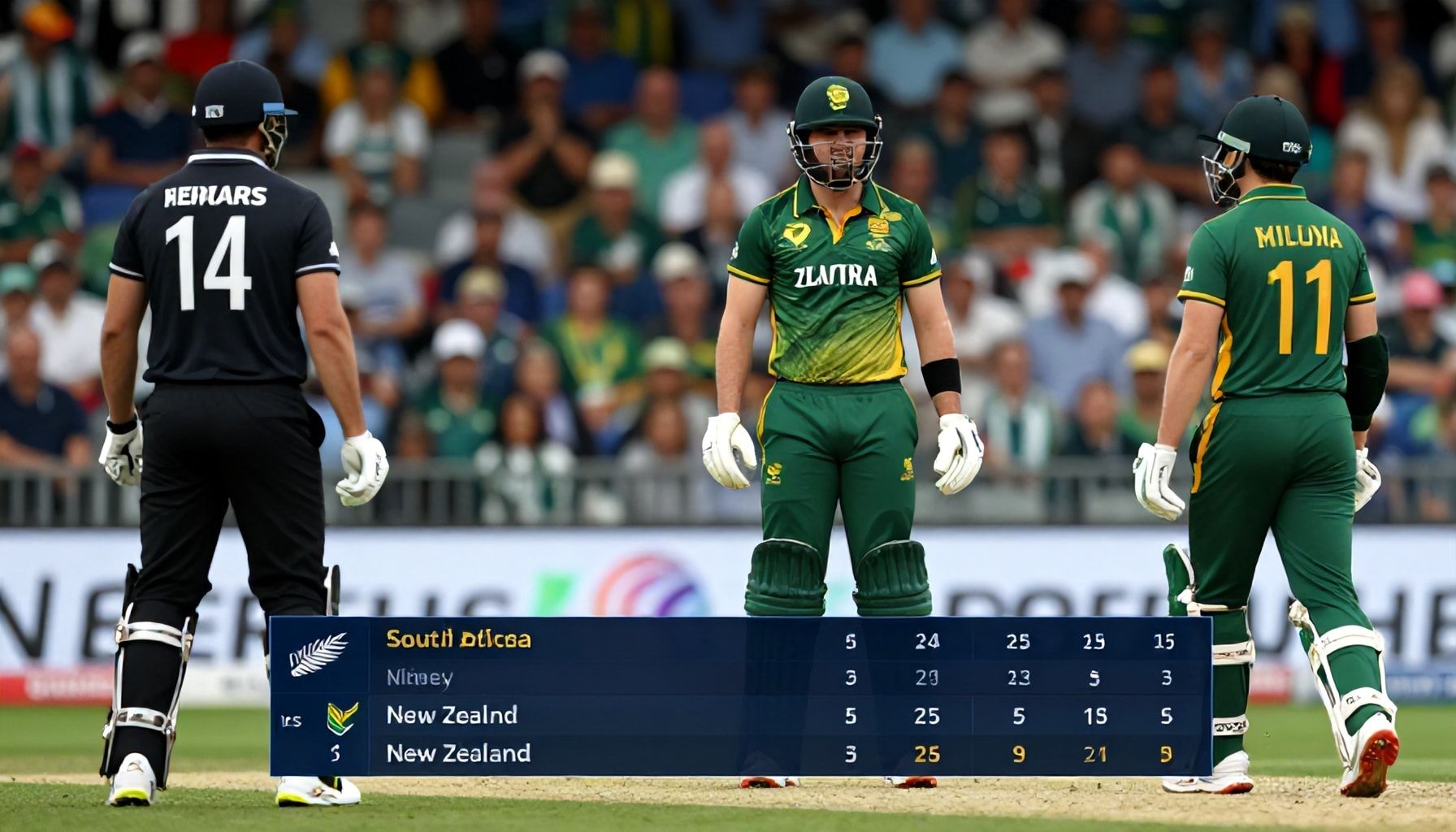 New Zealand Falter as South Africa Secures Eight-Wicket Victory