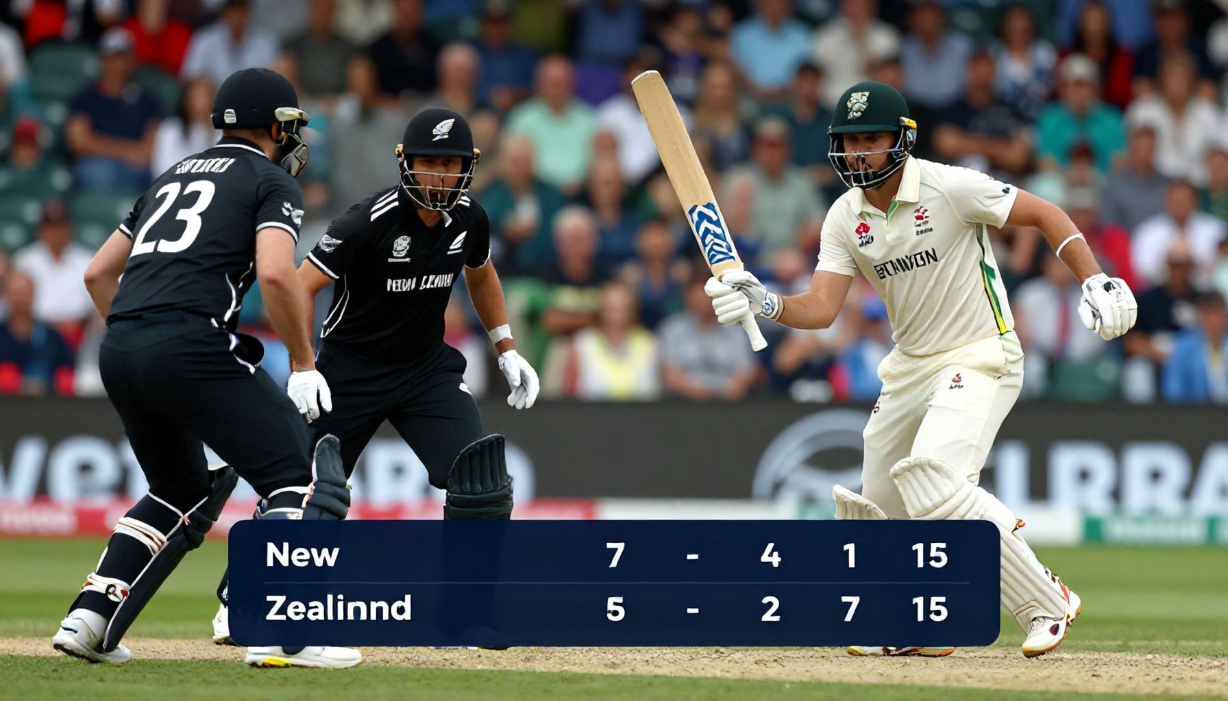 New Zealand Fights Back but Falls Short Against England's Firepower
