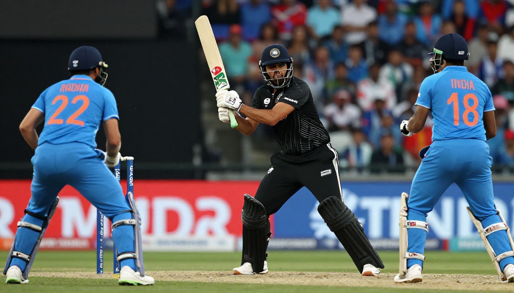 New Zealand Fights Back but Falls Short Against India in T20 Clash