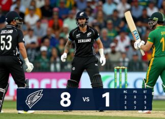 New Zealand Edge Thrilling Win Over South Africa in T20 Clash