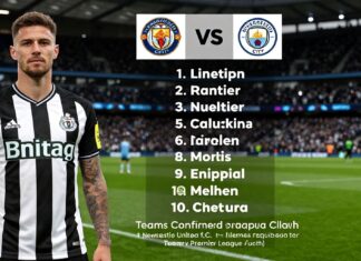 Newcastle United vs Man City: Teams Confirmed for Premier League Clash