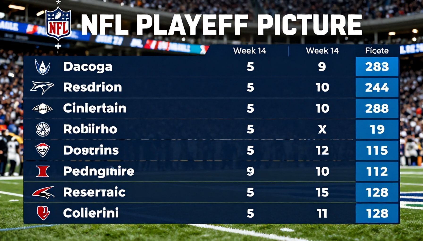 NFL Playoff Picture Takes Shape After Week 14