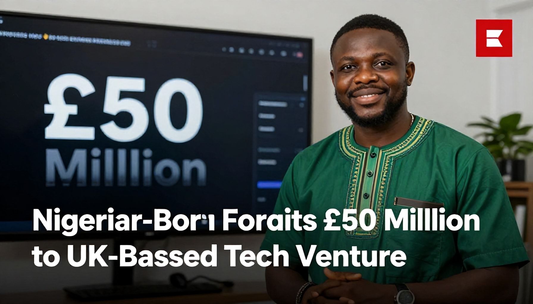Nigerian-Born Founder Attracts £50 Million to UK-Based Tech Venture