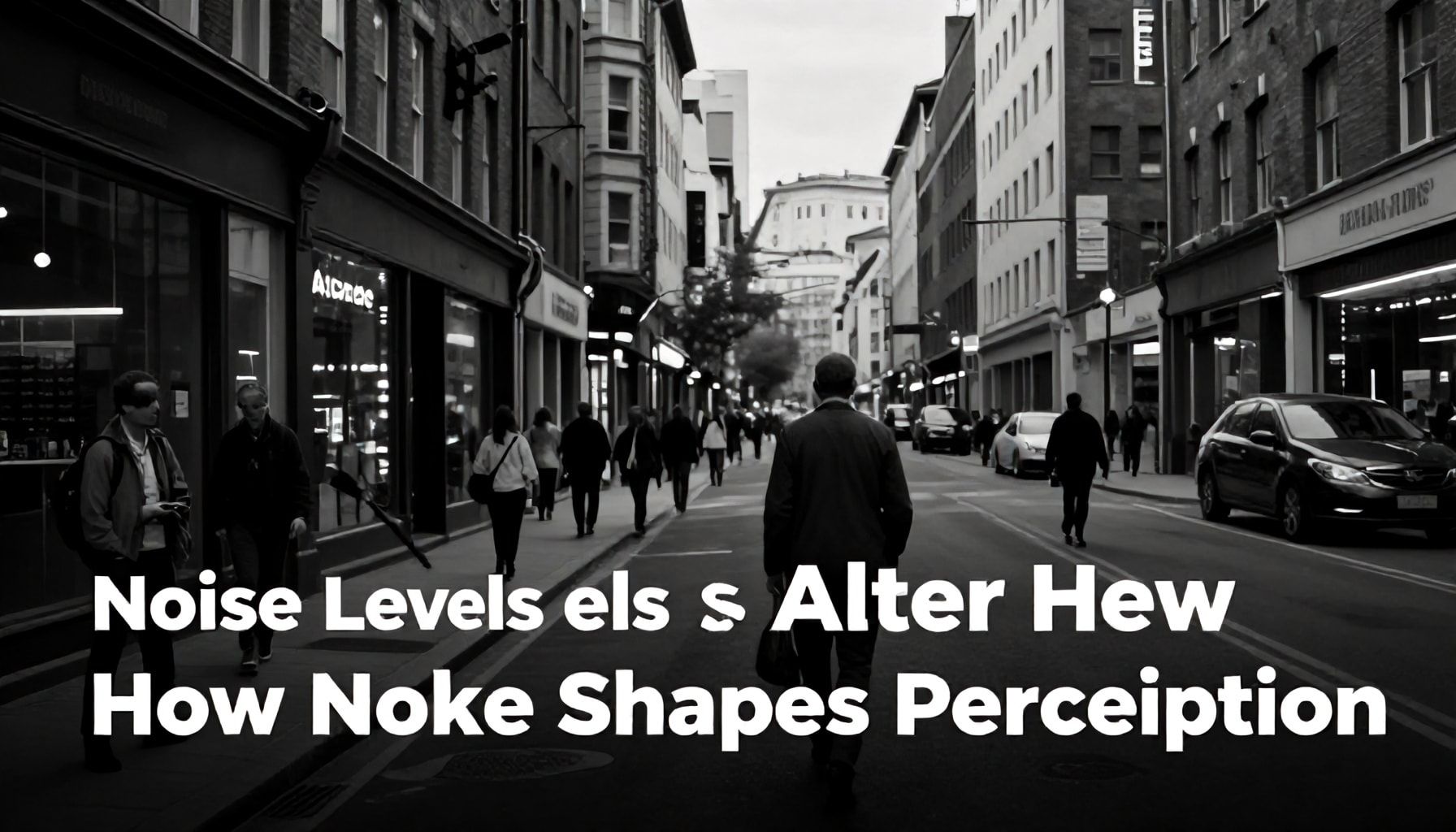 Noise Levels Alter How We Perceive the World