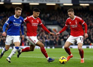 Nottingham Forest face Everton in Premier League clash tonight