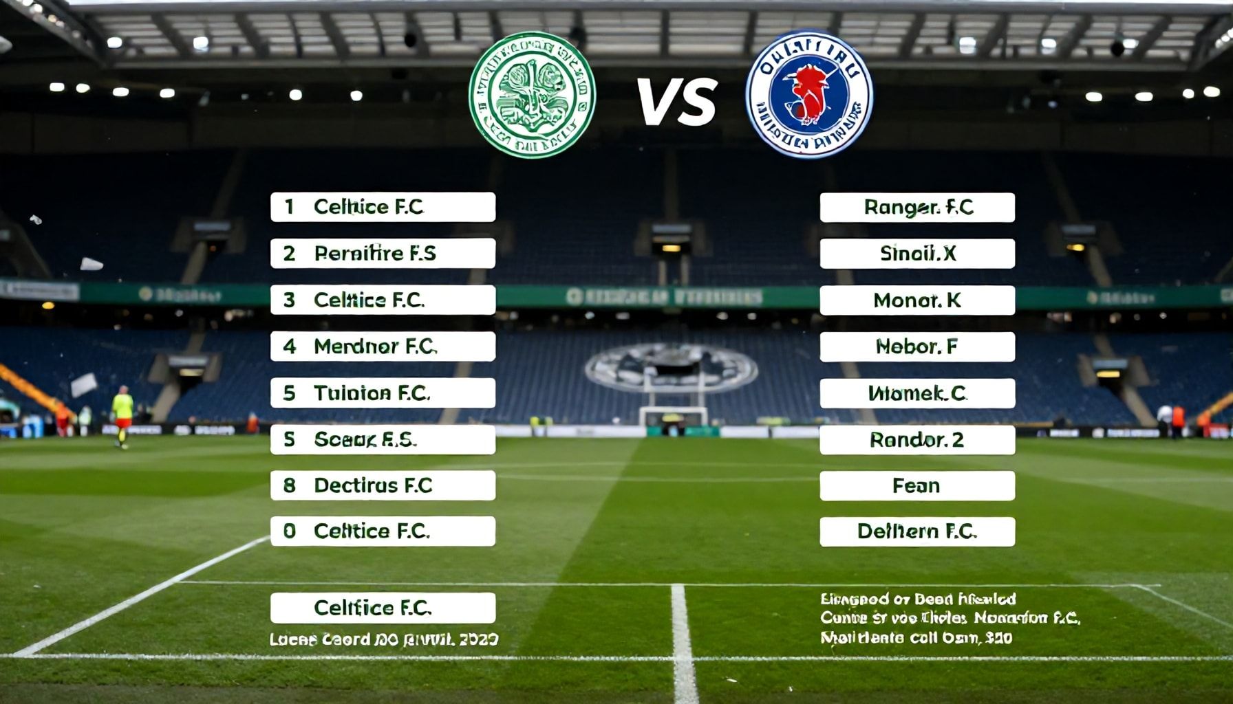 Old Firm rivals set squads for crucial Scottish Premiership encounter