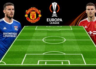 Olympique Lyonnais face Manchester United in tonight’s Europa League clash