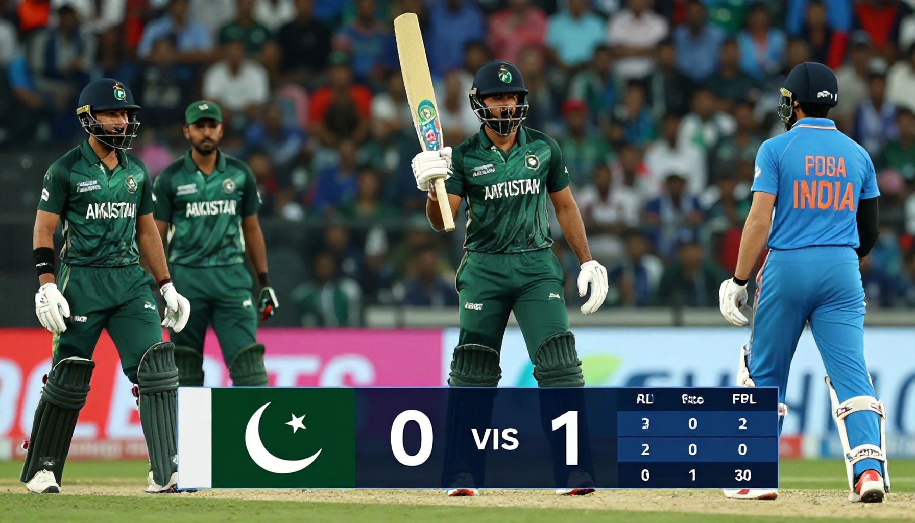 Pakistan Edges Out India in Nail-Biting T20 Victory