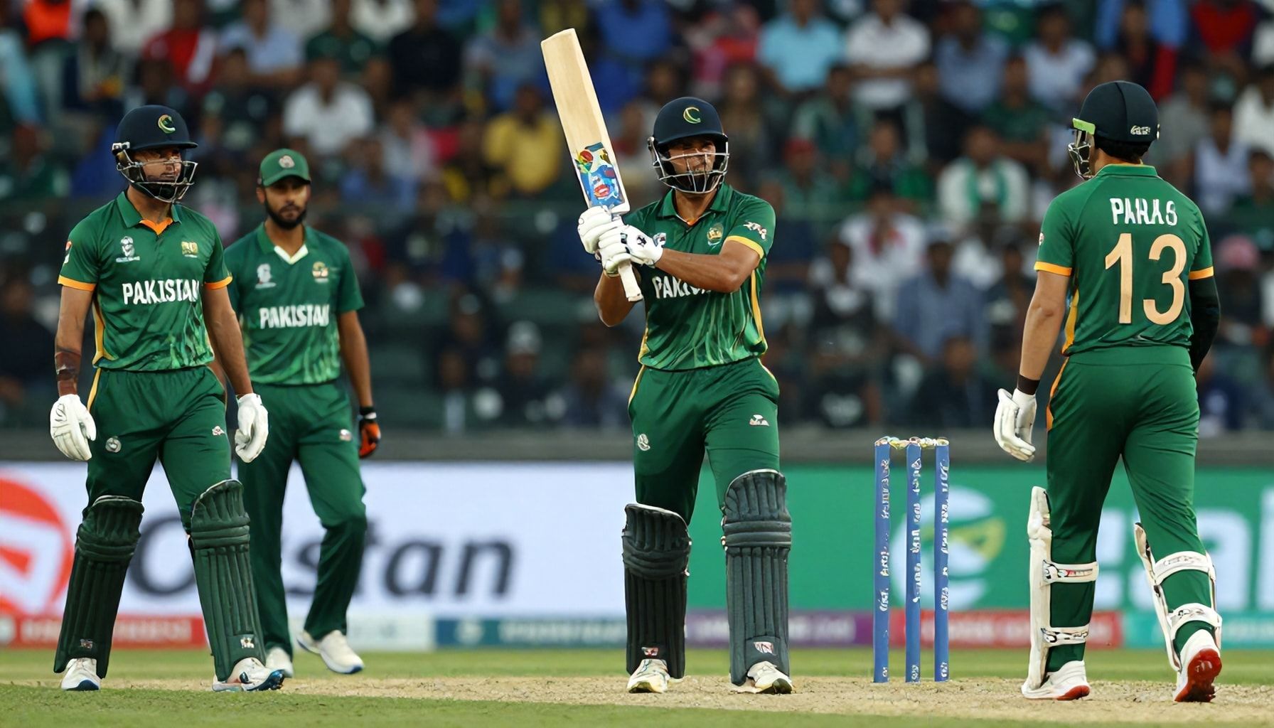 Pakistan's Batsmen Set Impressive Total