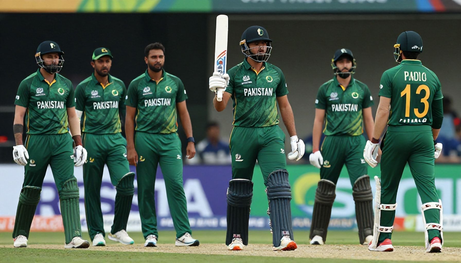 Pakistan's Middle Order Steers Team to Competitive Total
