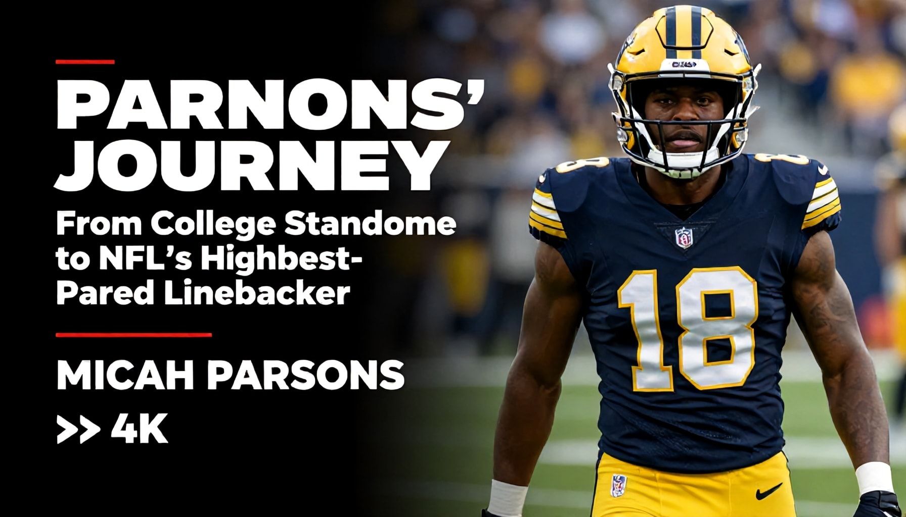 Parsons' Journey: From College Standout to NFL's Highest-Paid Linebacker