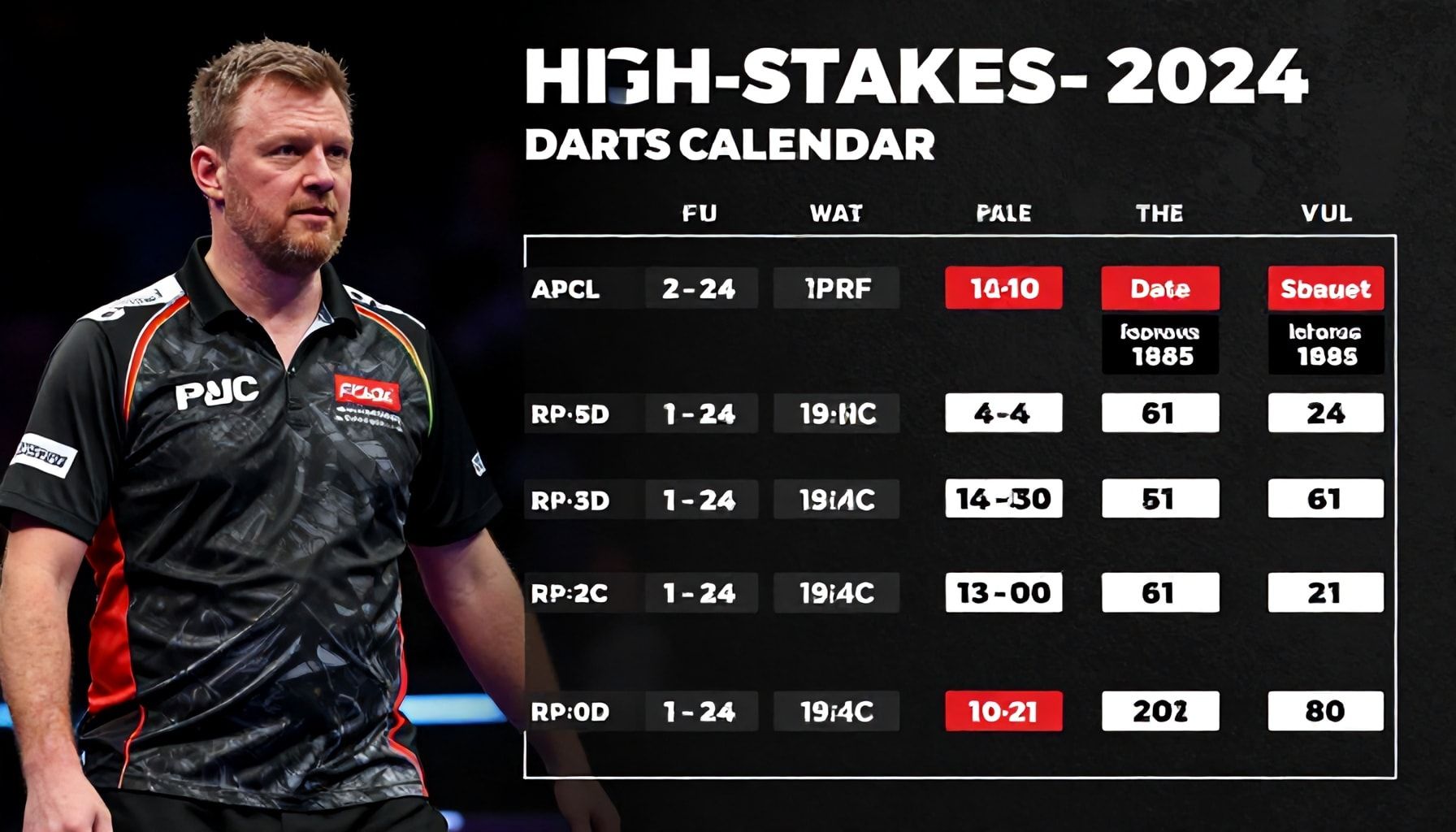 PDC Announces High-Stakes 2024 Darts Calendar