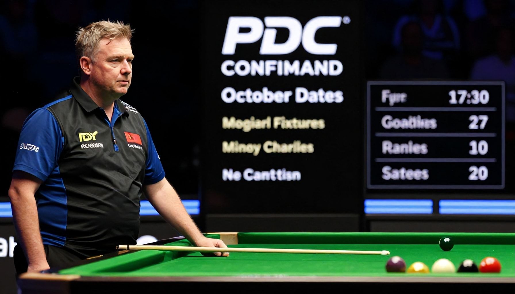 PDC confirms October dates for major darts fixtures