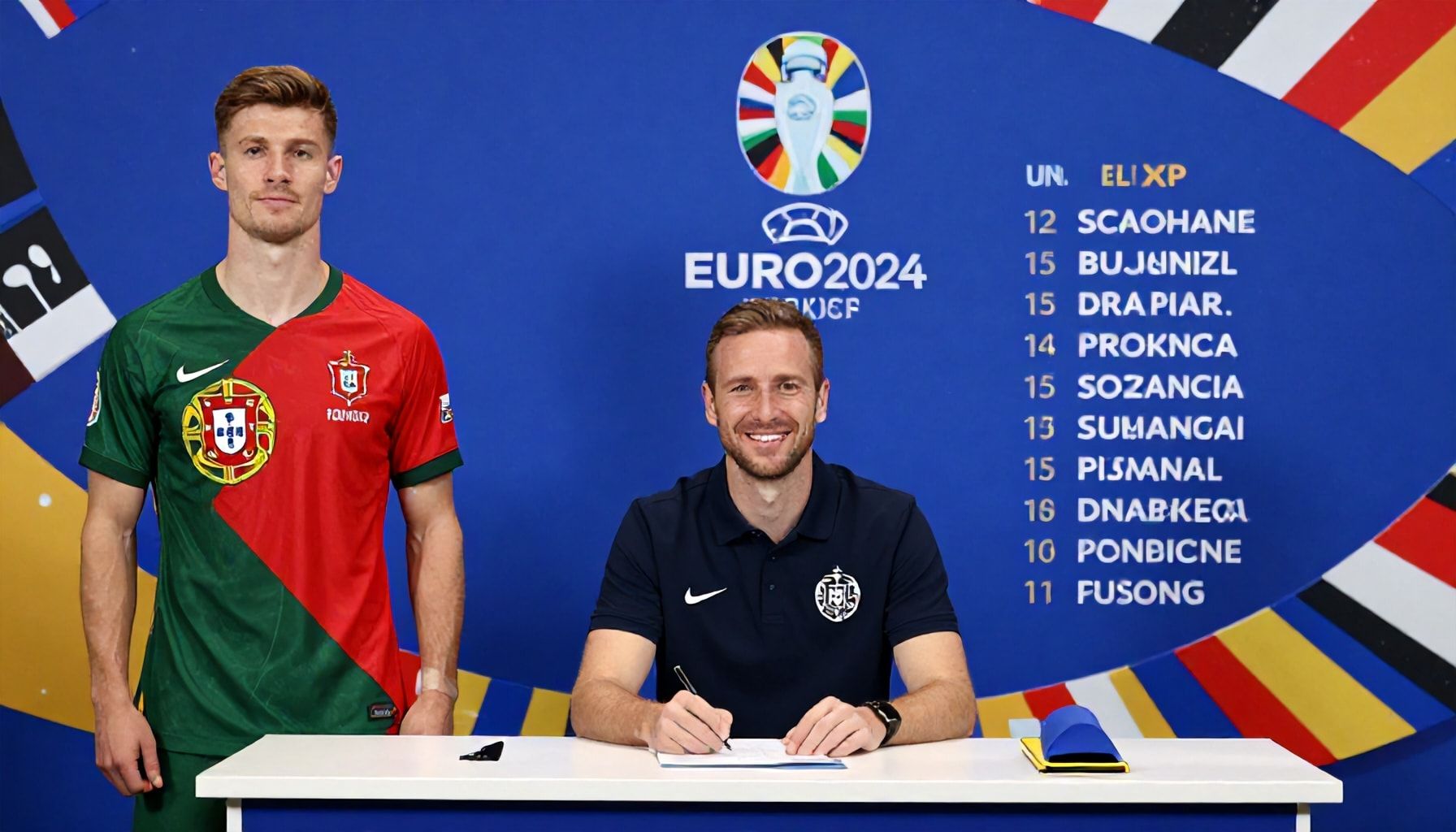 Portugal and Denmark announce their Euro 2024 lineups