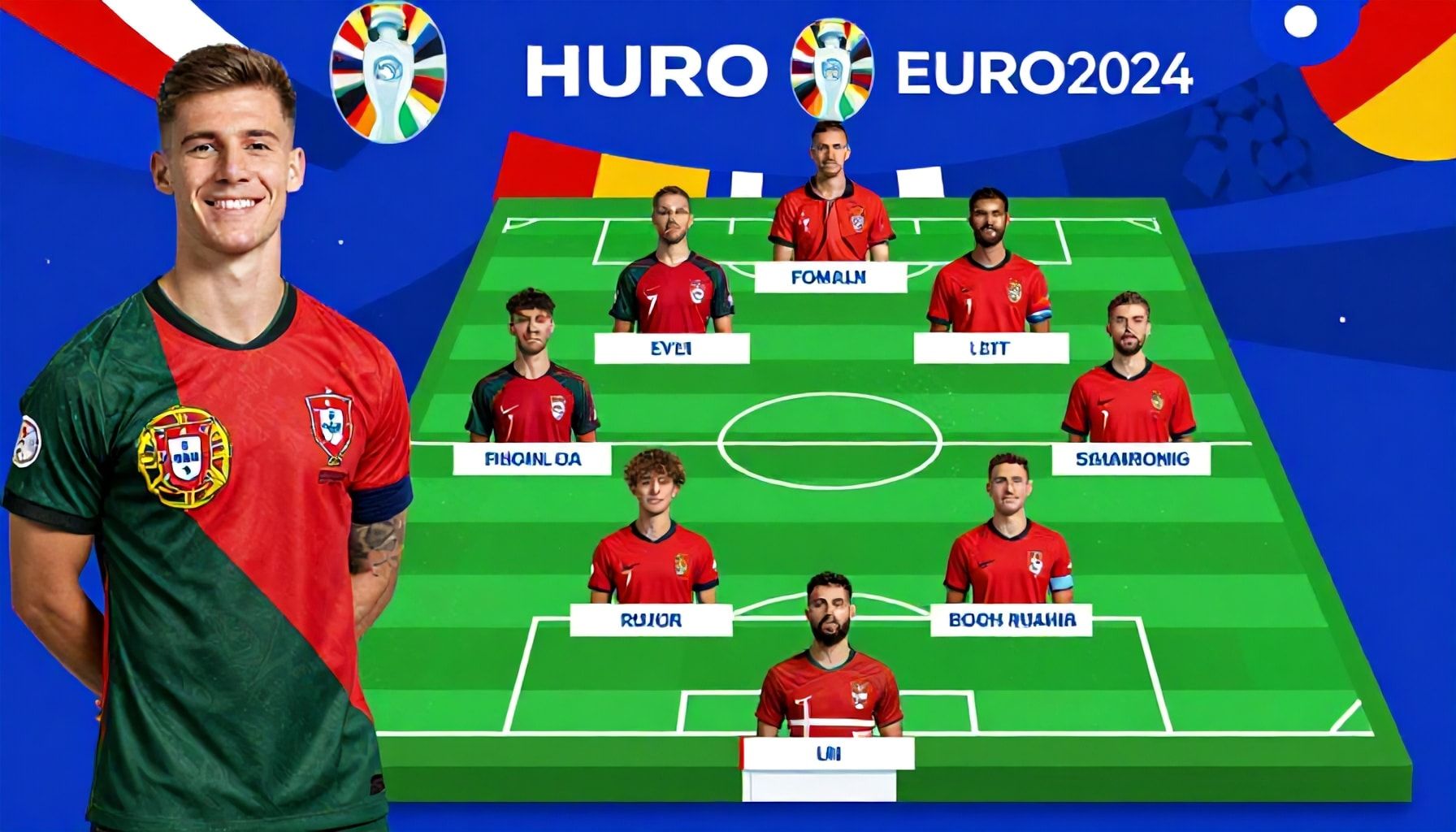 Portugal and Denmark finalise Euro 2024 squads