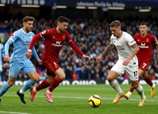 Premier League Teams Lock Horns in Crucial Mid-Season Positions Battle