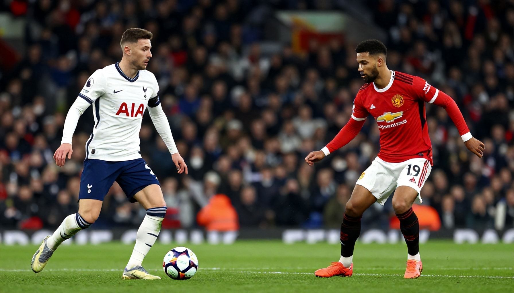 Premier League clash pits Tottenham against Manchester United
