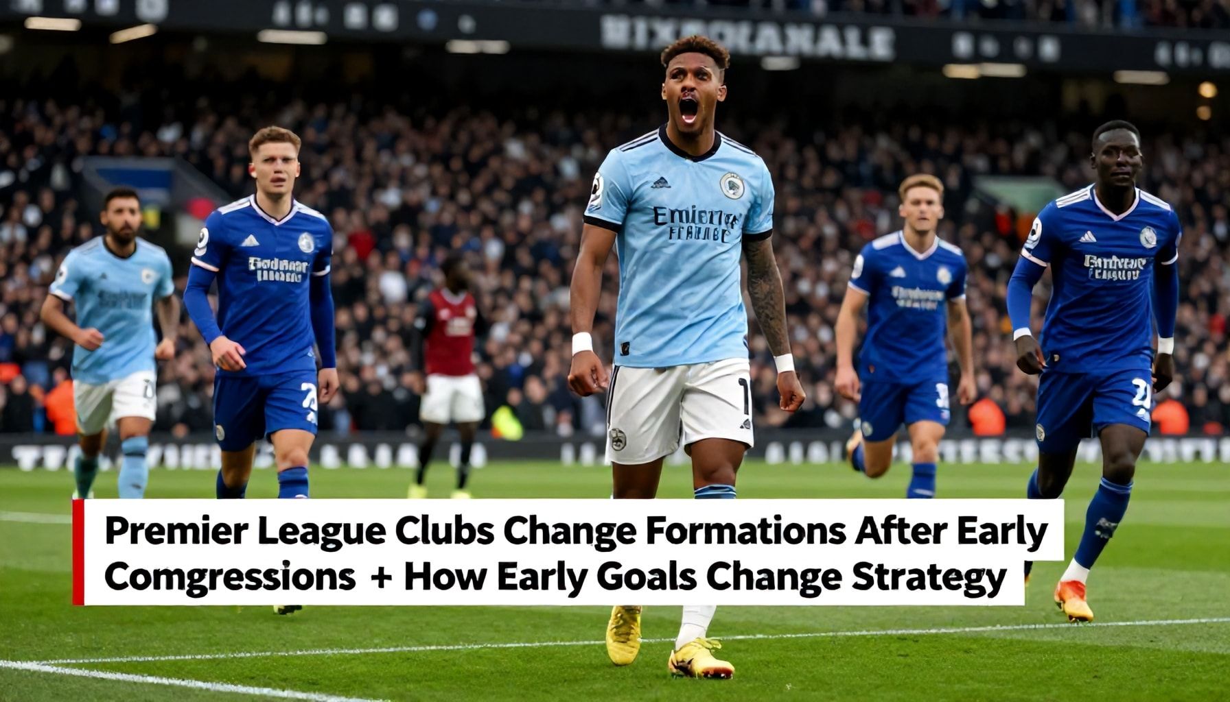 Premier League Clubs Change Formations After Early Concessions